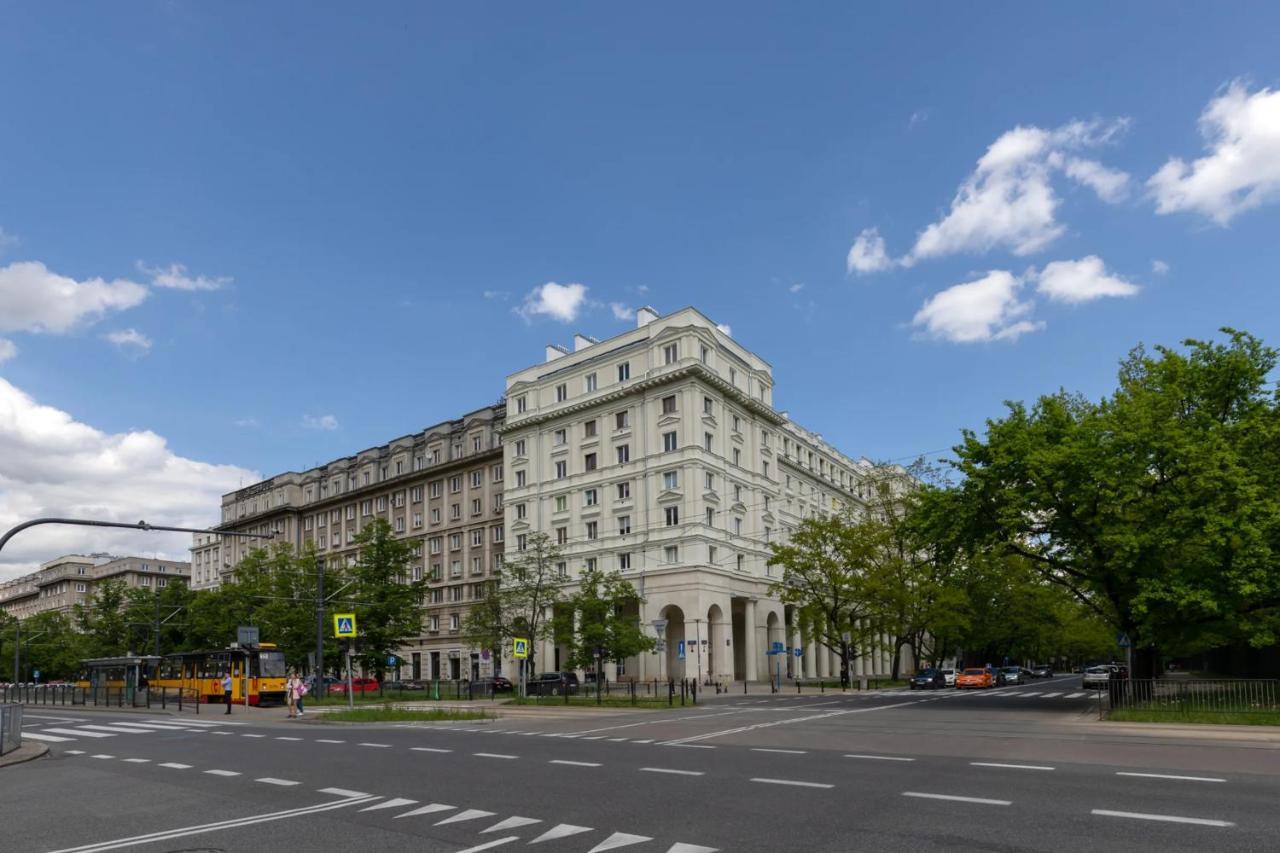 Przestronny Apartament Z Widokiem Na Miasto W Warszawie Warszawa Exteriör bild